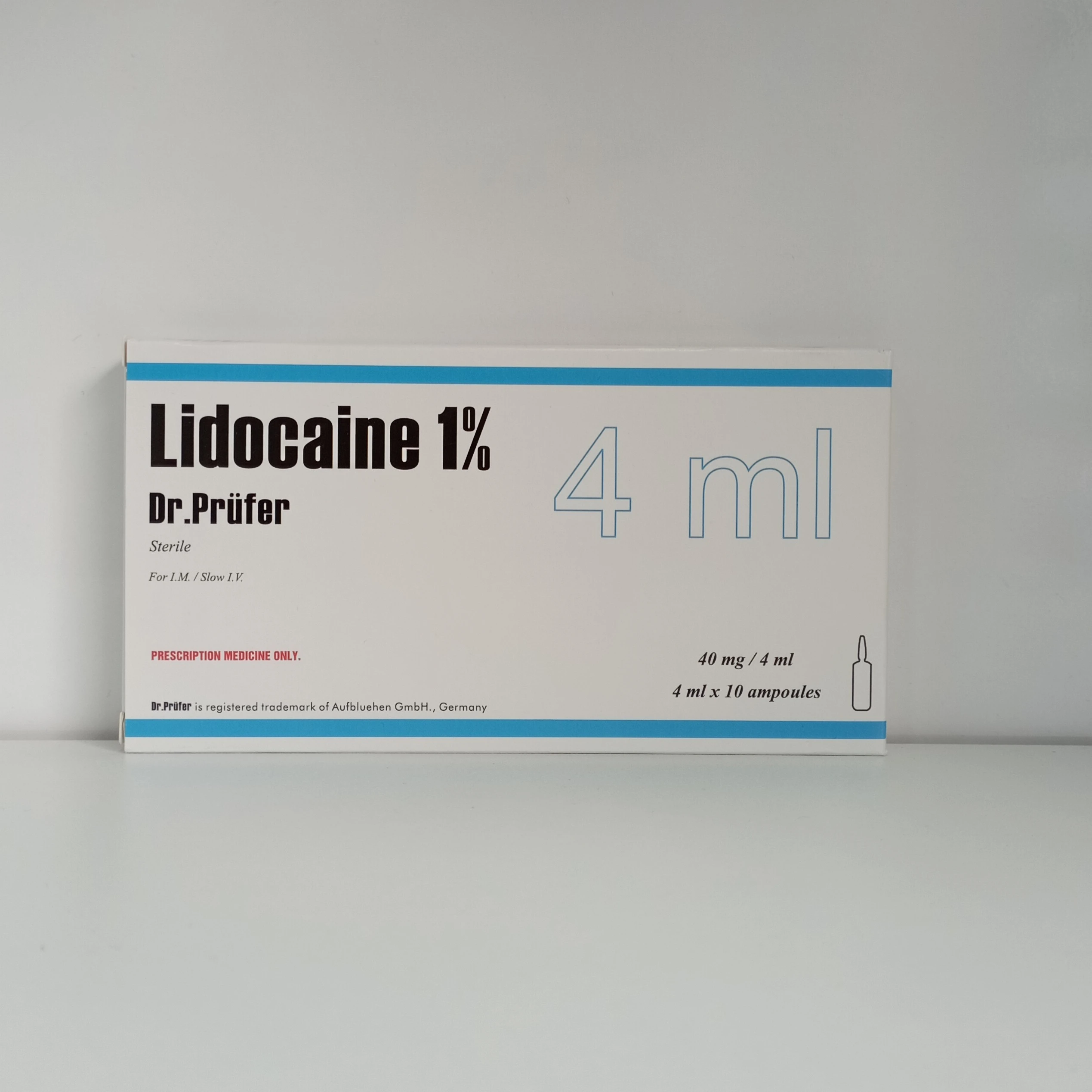 Lidokain 1% 4 ml №10